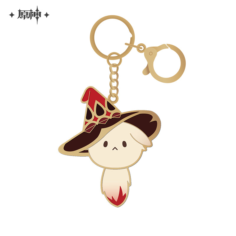 Genshin Impact Tea Party Companion Dodoco Metal Keychain