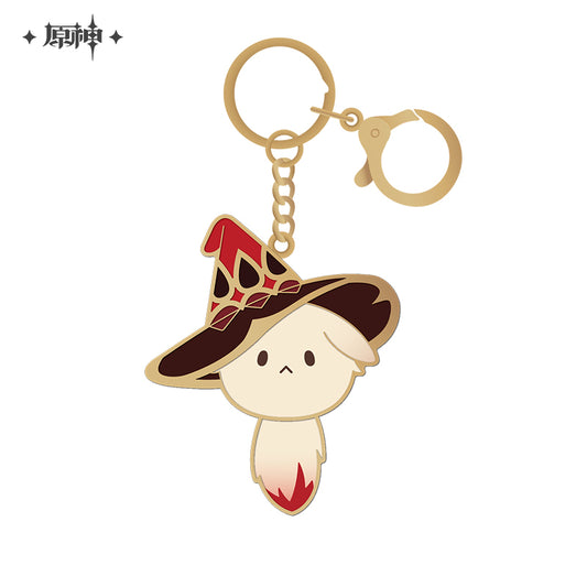 Genshin Impact Tea Party Companion Dodoco Metal Keychain