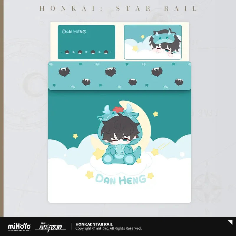 Honkai: Star Rail Boys Dormitory Chibi Household Series Four-piece Bedding Set