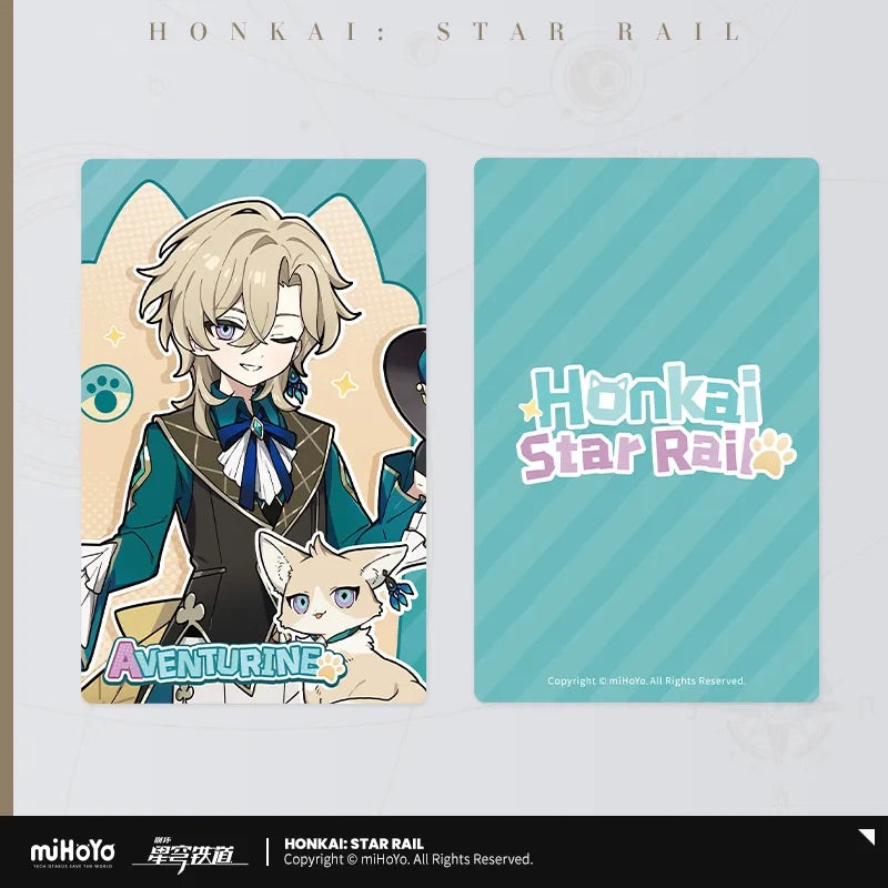 Little Cat Series Laser Collectible Tickets