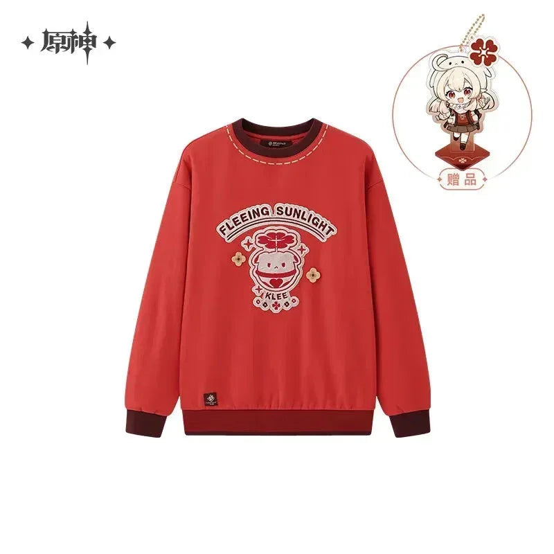Genshin Impact Klee Theme Impression Series Hoodie Red / L ACG Go Anime www.acg-go.com Apparel, Klee