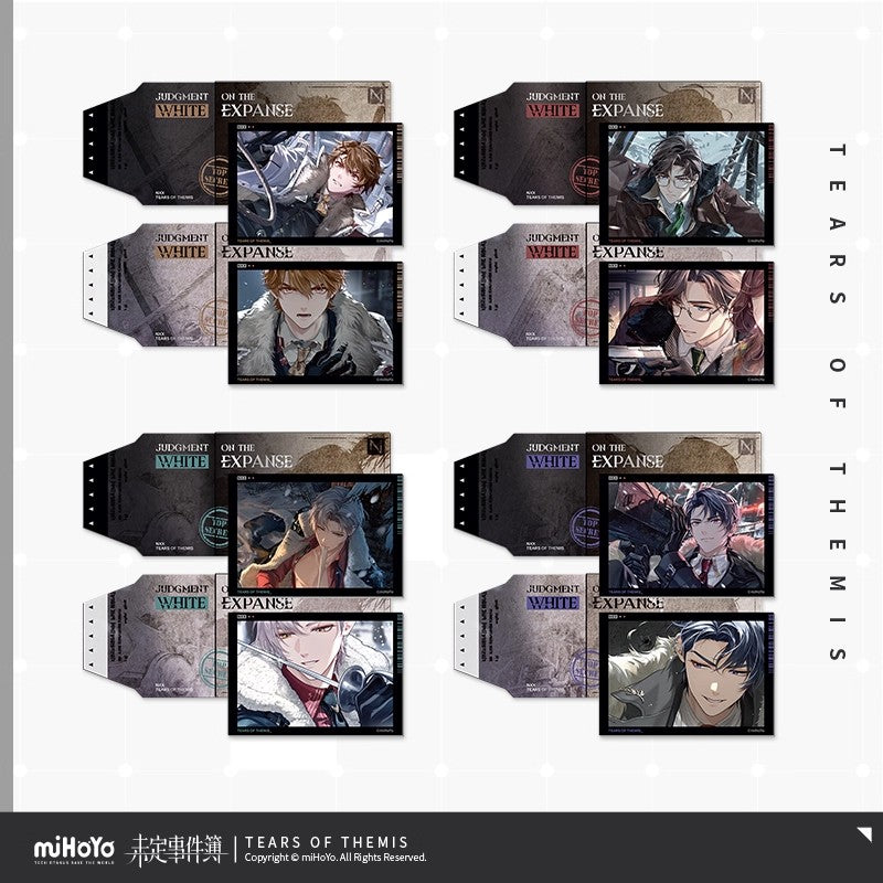 Judgment On The White Expanse Series Tear-off Photo Card Set