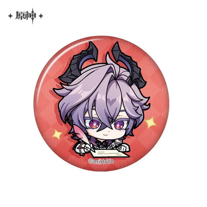 Genshin Impact Mondstadt Chibi Emojis Series Badge Durin ACG Go Anime www.acg-go.com Badge, Barbara, Durin, Eula, Jean, Klee, Mika, Mondstadt, Sucrose, Venti