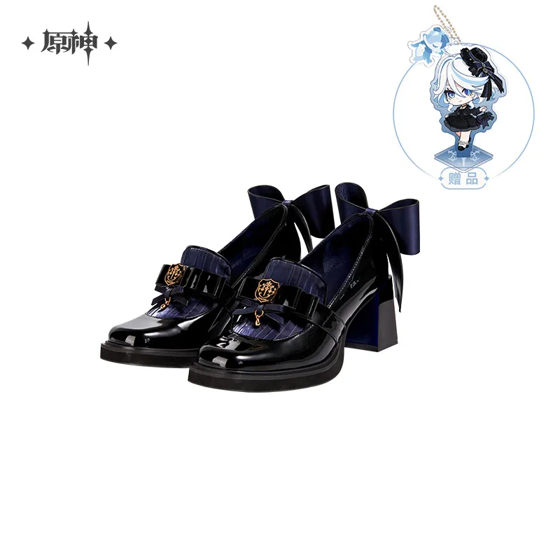 Furina Theme Impression Series Mid-heel Splicing Loafers