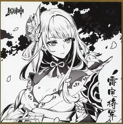 FES 2023 Memorial Shikishi Cardboard Raiden Shogun Ver.Genshin Impact (Not For Sale) Raiden Shogun ACG Go Anime www.acg-go.com Art Decor, Cardboard, Raiden Shogun