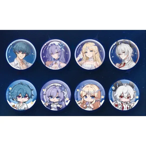 Wuthering Waves x Yogoods Midsummer Night's Melody Series Tinplate Badge Mystery Box All Set (8 pcs) ACG Go Anime www.acg-go.com Badge, Brant, Cantarella, Cartethyia, Mystery Box, Wuthering Waves, Zani