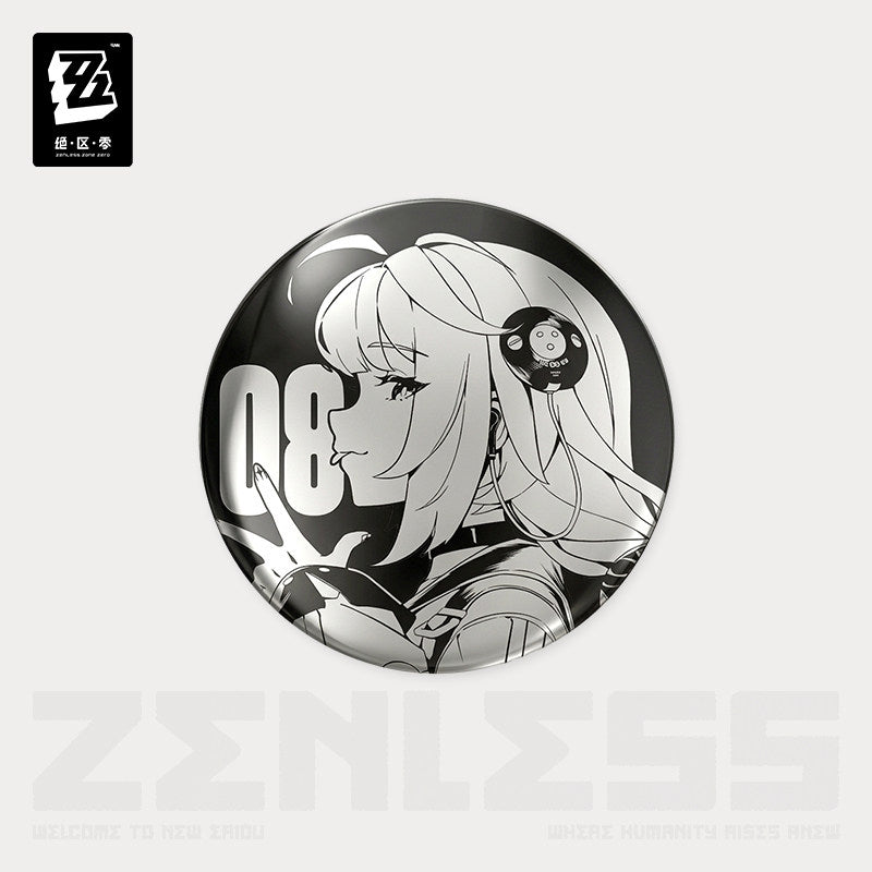 Zenless Zone Zero Time Signal Research Series Metallic Mirror Badge Vol.2