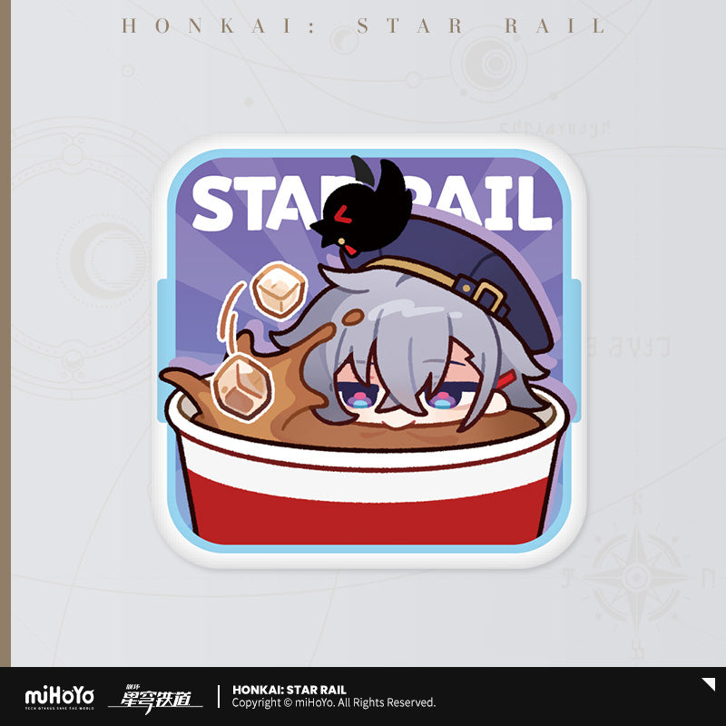 Honkai: Star Rail x KFC 2025 Series Chibi Emoji Tinplate Badge