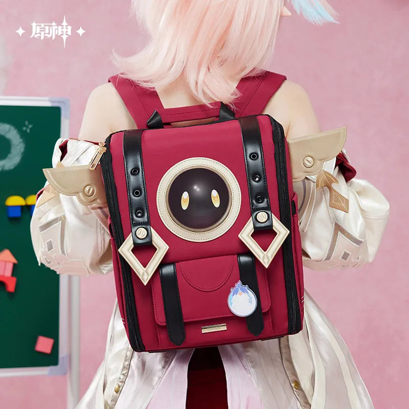 Genshin Impact Companion on a Rainy Night Linnea Backpack
