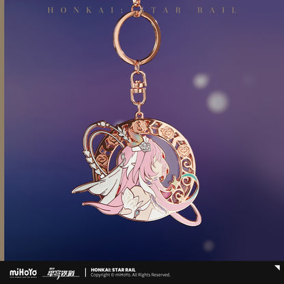 Honkai: Star Rail Cyrene Theme Impression Series Quicksand Metal Keychain