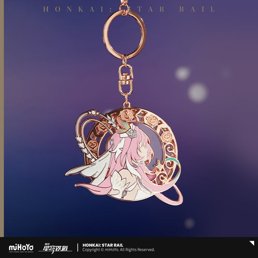Honkai: Star Rail Cyrene Theme Impression Series Quicksand Metal Keychain
