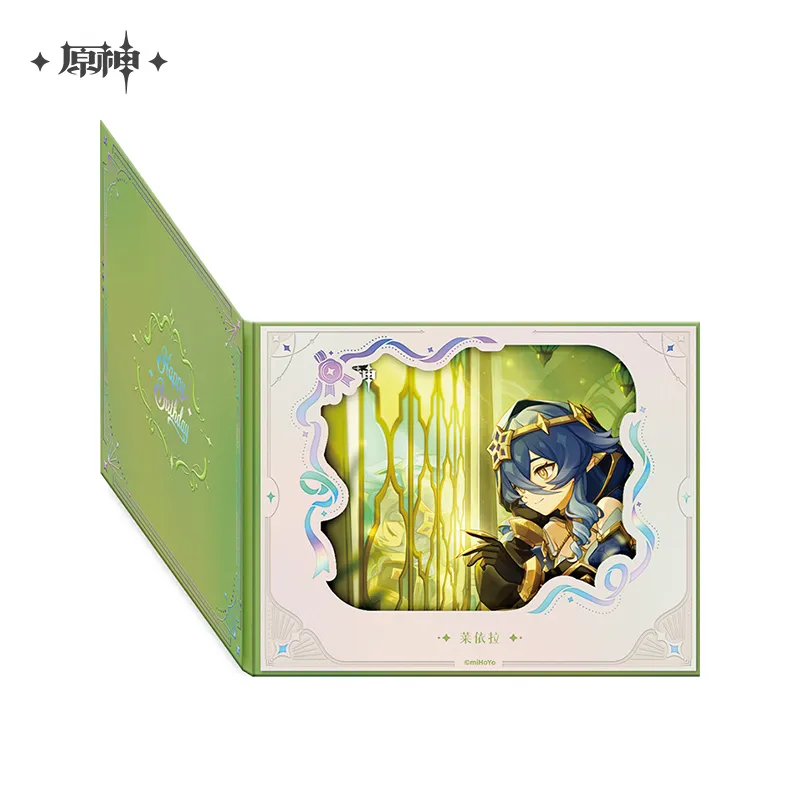 Genshin Impact The Day of Destiny Series Flip Page Window Shikishi Cardboard 2025