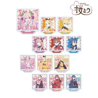 Sakura Miku Art By Kuro Acrylics Stand Mystery Box Vocaloid! Hatsune Miku Random One ACG Go Anime www.acg-go.com Mystery Box