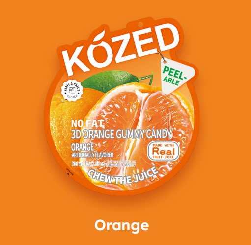 Kózed Peelable Gummy Candy (8 Flavors)