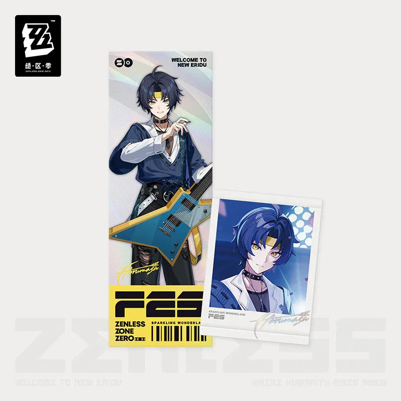 Sparkling Wonderland Series Laser Ticket Set Zenless Zone Zero Asaba Harumasa ACG Go Anime www.acg-go.com Anby Demara, Art Decor, Asaba Harumasa, Astra Yao, Ellen Joe, Hoshimi Miyabi, Zenless Zone Zero