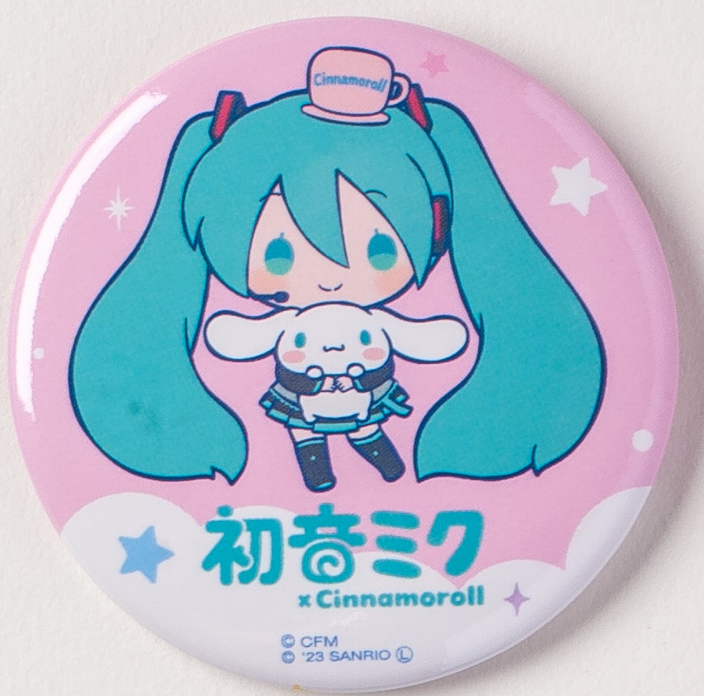HATSUNE MIKU X Cinnamoroll Badge