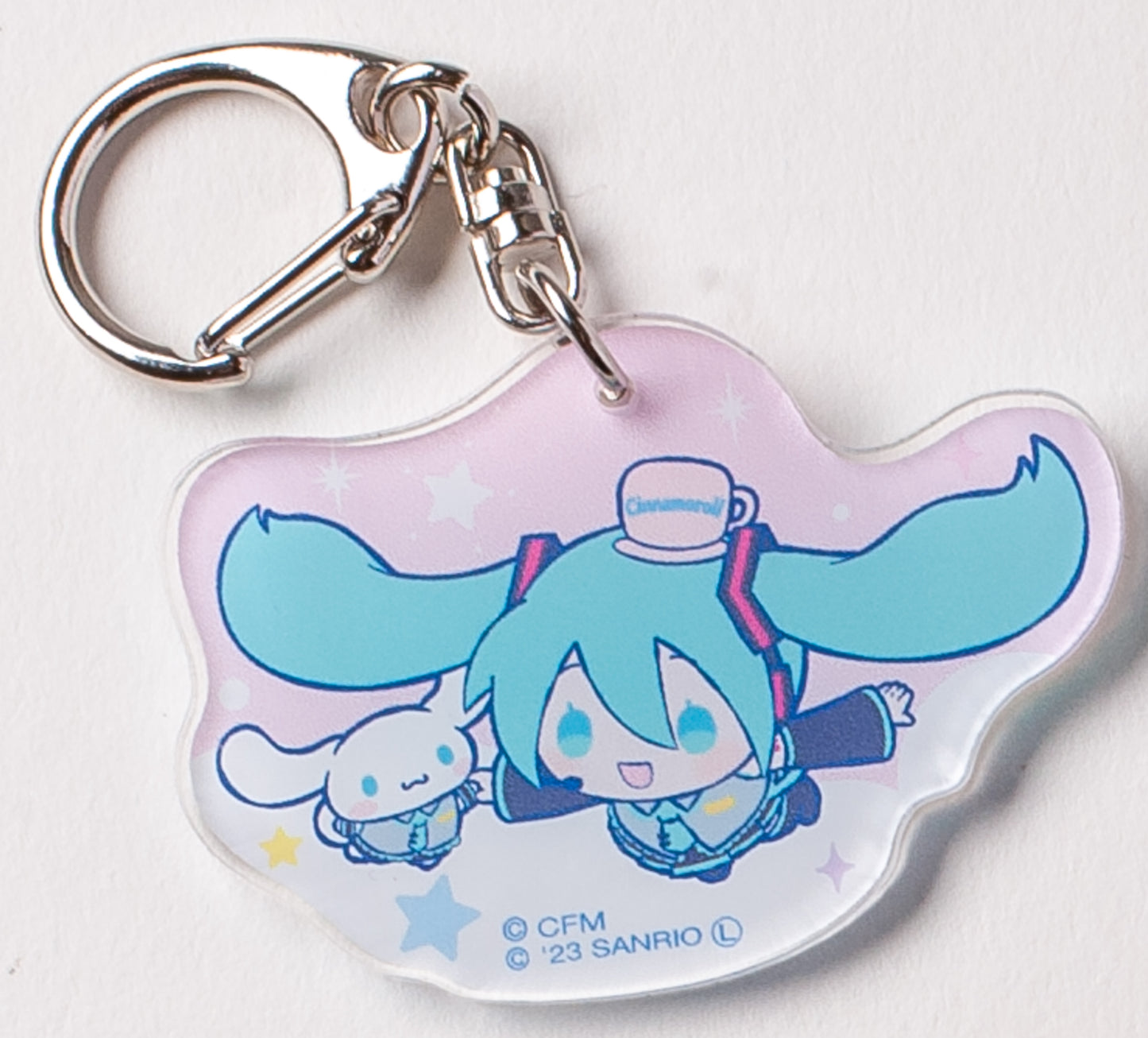 HATSUNE MIKU X Cinnamoroll Keyring