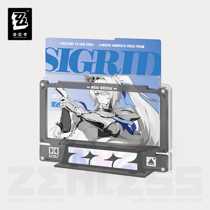 Zenless Zone Zero Mindscape Cinema Series Airspace Patrol Department (A.P.D.) Compliance Authority Framed Acrylic Insert Set
