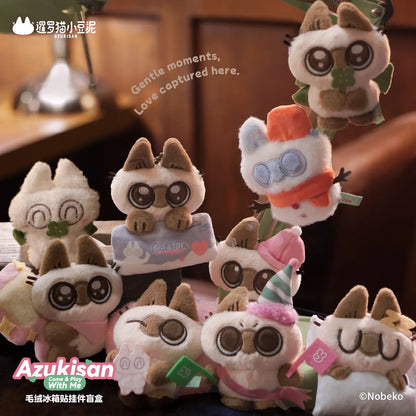 Siamese Cat Azuki Daily Series Refrigerator Magnet Keychain Mystery Box