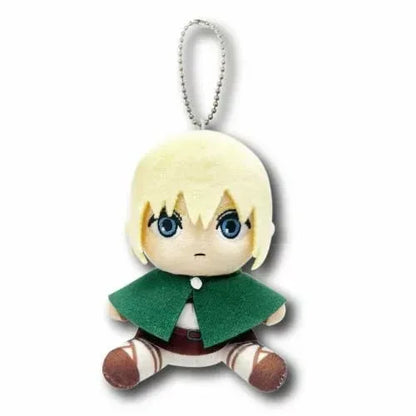 Attack on Titan Sitting Plush Keychain Armin ACG Go Anime www.acg-go.com Armin Arlert, Attack on Titan, Eren Yeager, Levi Ackerman, Mikasa Ackerman, Pendant & Keychain, Plush