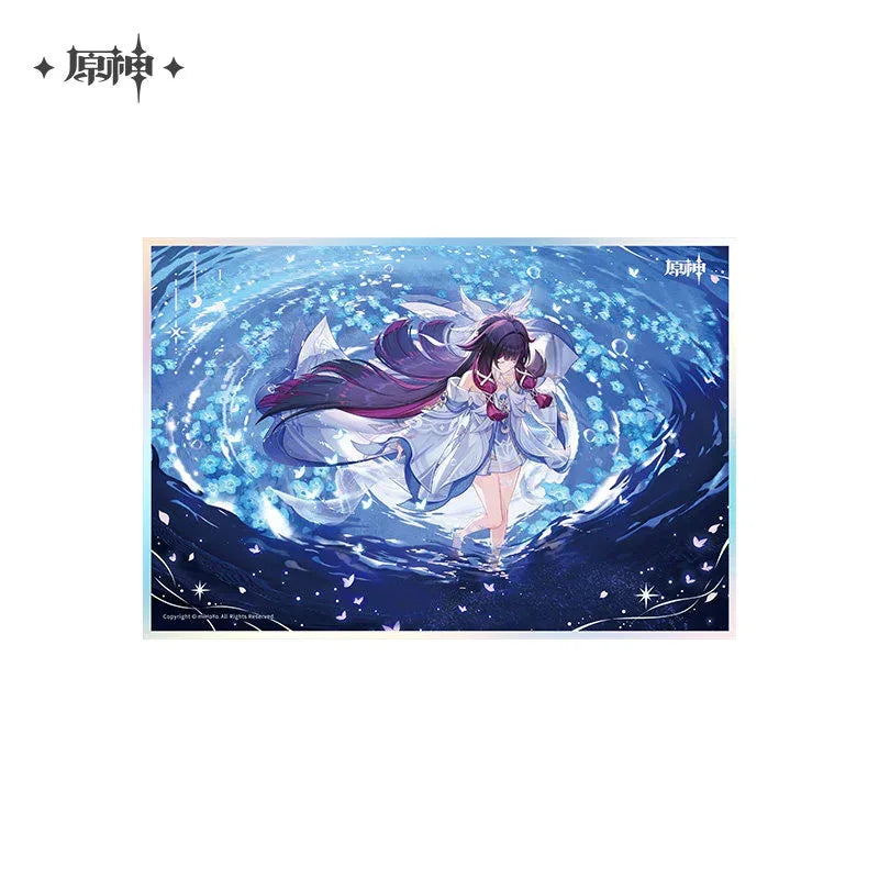 Genshin Impact A Traveler on Winter's Night Series Merch Acrylic Shikishi Cardboard ACG Go Anime www.acg-go.com Art Decor, Badge, Columbina, Genshin Impact, Il Dottore, Pendant & Keychain, Sandrone, Varka, Wanderer, Zibai