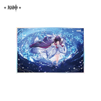 Genshin Impact A Traveler on Winter's Night Series Merch Acrylic Shikishi Cardboard ACG Go Anime www.acg-go.com Art Decor, Badge, Columbina, Genshin Impact, Il Dottore, Pendant & Keychain, Sandrone, Varka, Wanderer, Zibai
