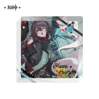 The Day of Destiny Series Thick Acrylic Coaster 2025 Hu Tao ACG Go Anime www.acg-go.com Alhaitham, Arataki Itto, Baizhu, Beidou, Bennett, Candace, Charlotte, Chevreuse, Collei, Cyno, Dehya, Diluc, Diona, Fischl, Gorou, Household, Jean, Kamisato Ayato, Kirara, Lisa, Lynette, Lyney, Noelle, Paimon, Qiqi, Raiden Shogun, Rosaria, Sangonomiya Kokomi, Shenhe, Thoma, Venti, Wanderer, Xianyun, Xiao, Yae Miko, Yaoyao, Yelan, Yoimiya, Yun Jin