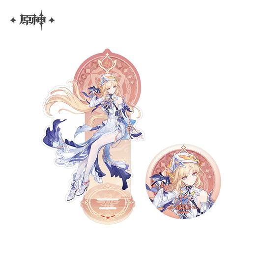 Genshin Impact The Noise and Silence in the Heart Series Badge & Stand Nicole