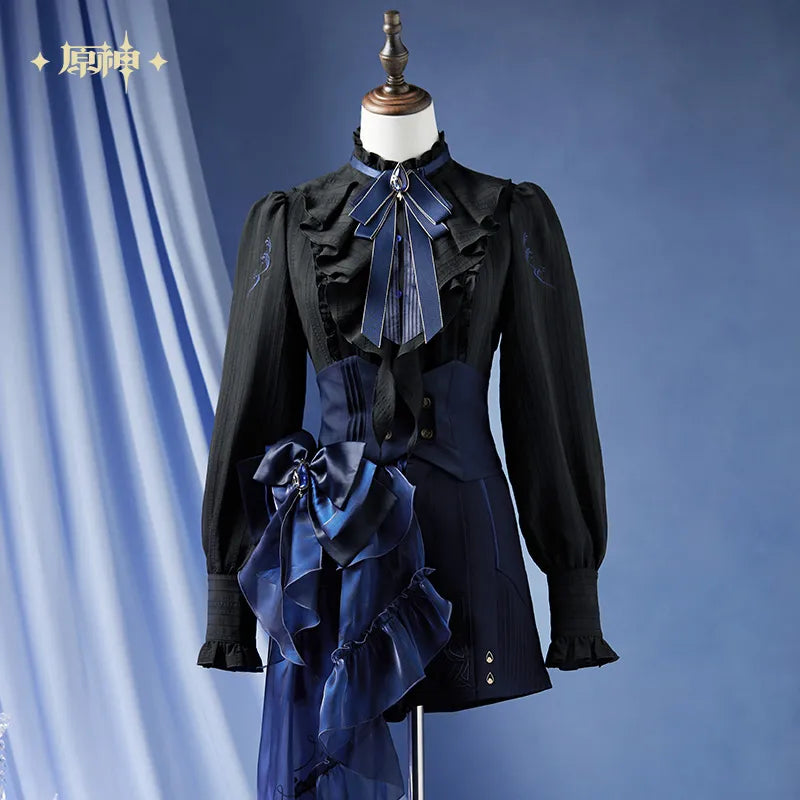 Genshin Impact Furina Impression Series Long-Sleeve Waisted Blouse