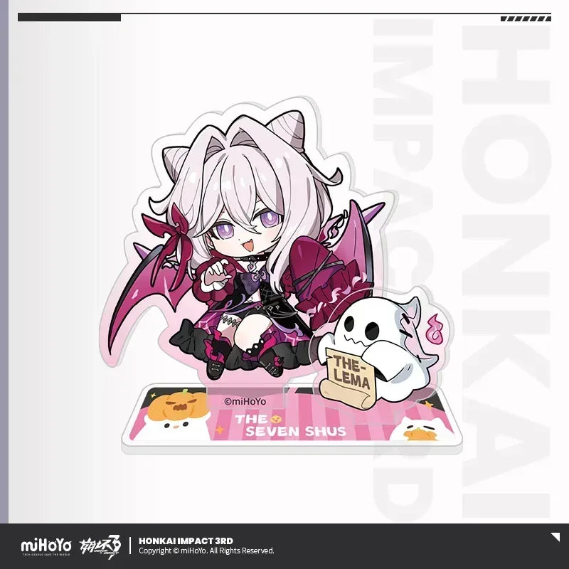 Honkai Impact 3rd The Seven Shus Night of Encounters Series Chibi Acrylic Stand Thelema ACG Go Anime www.acg-go.com Ajita, Baiji, Honkai Impact 3rd, Lantern, Litost, Serapeum, Songque, Stand, Thelema