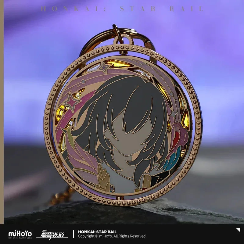 Honkai: Star Rail Trailblazer Write Series Rotating Metal Pendant Trailblazer Caelus (Male) ACG Go Anime www.acg-go.com Caelus, Honkai: Star Rail, Pendant & Keychain, Stelle, Trailblazer