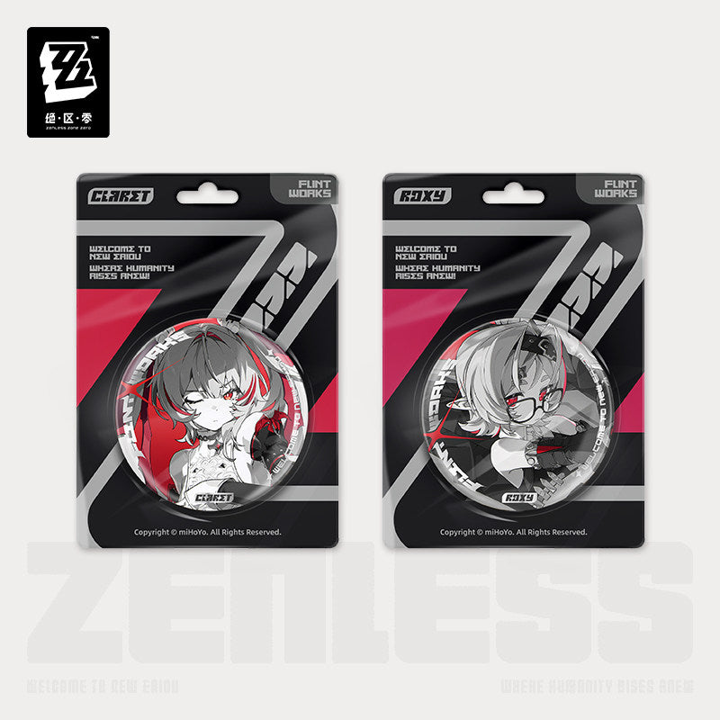 Zenless Zone Zero Mindscape Cinema Series Flint Workshop Reflective Badge