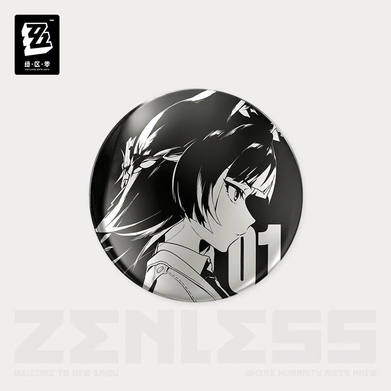 Zenless Zone Zero Time Signal Research Series Metallic Mirror Badge Vol.2