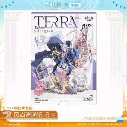 Arknights Terra Fashion Connection 16.0 Series Postcard Set Fashion Connection 16.0 ACG Go Anime www.acg-go.com Arknights, Art Decor, Postcard