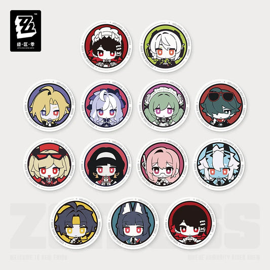 Zenless Zone Zero Tiny Agents Series Embossed Paper Badge Mystery Box