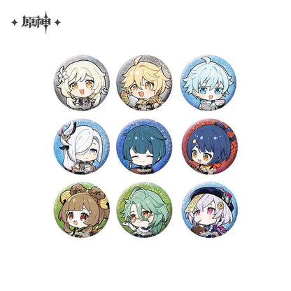 The Exquisite Night Chimes Series Chibi Character Merch Genshin Impact Mini Badge - A ACG Go Anime www.acg-go.com Badge, Stand
