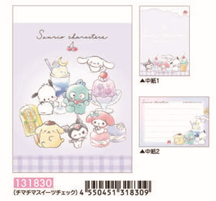 Sanrio Characters Mini Notebook