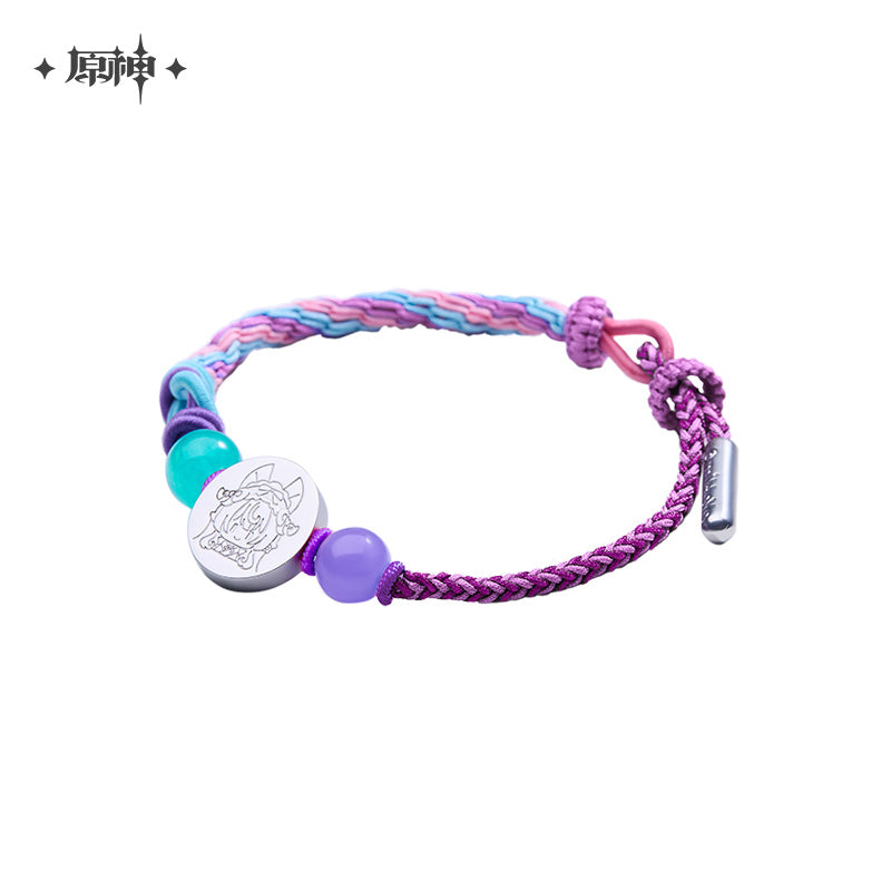 Character Impression Beaded Braided Bracelet
