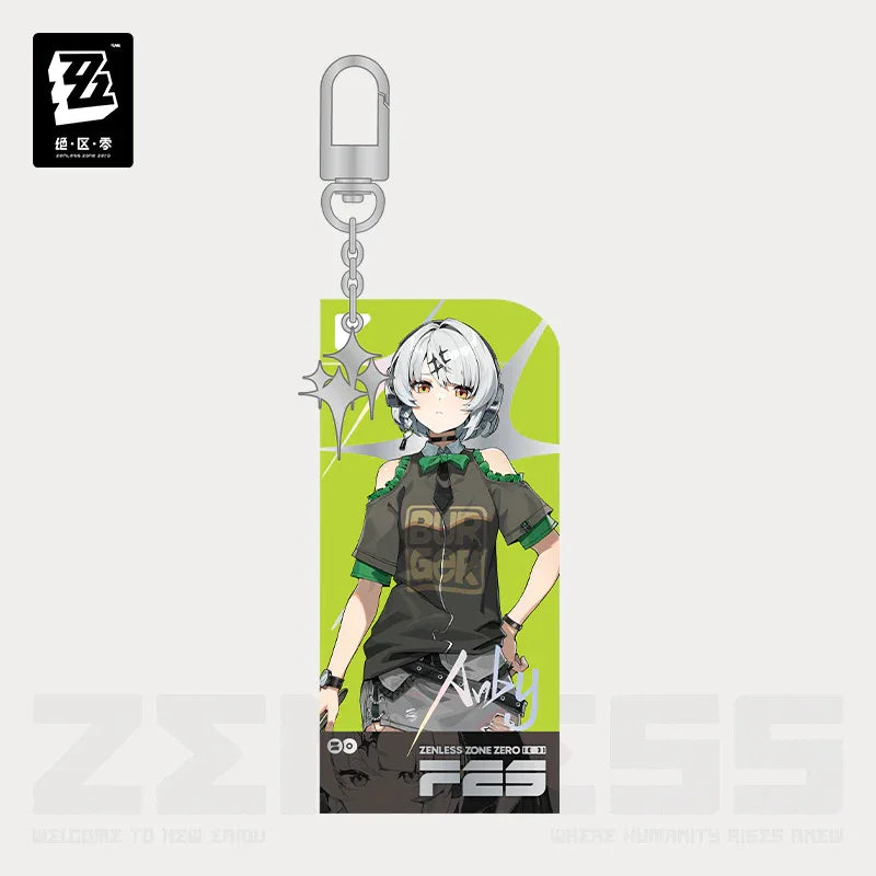 Sparkling Wonderland Series Acrylic Keychain Zenless Zone Zero Anby Demara ACG Go Anime www.acg-go.com Anby Demara, Asaba Harumasa, Astra Yao, Ellen Joe, Hoshimi Miyabi, Pendant & Keychain, Zenless Zone Zero