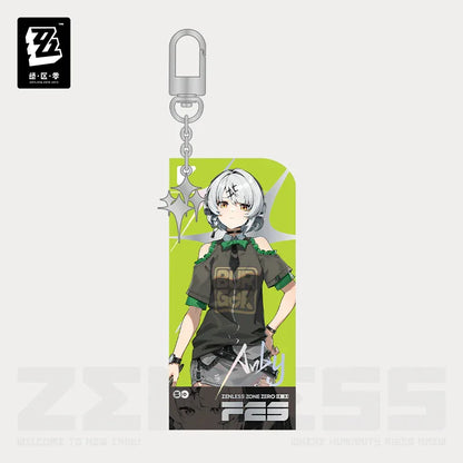 Sparkling Wonderland Series Acrylic Keychain Zenless Zone Zero Anby Demara ACG Go Anime www.acg-go.com Anby Demara, Asaba Harumasa, Astra Yao, Ellen Joe, Hoshimi Miyabi, Pendant & Keychain, Zenless Zone Zero