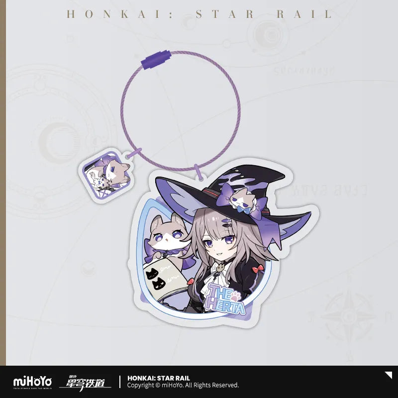 Honkai: Star Rail Little Cat Series Acrylic Keychain