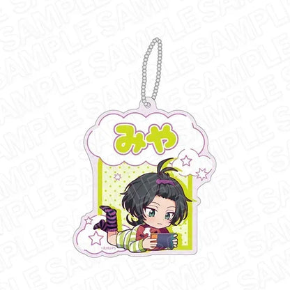 TV Animation [SK8 the Infinity] Night Wear Deformed Ver. Nameplate Miya Chinen ACG Go Anime www.acg-go.com Pendant & Keychain, SK8 the Infinity