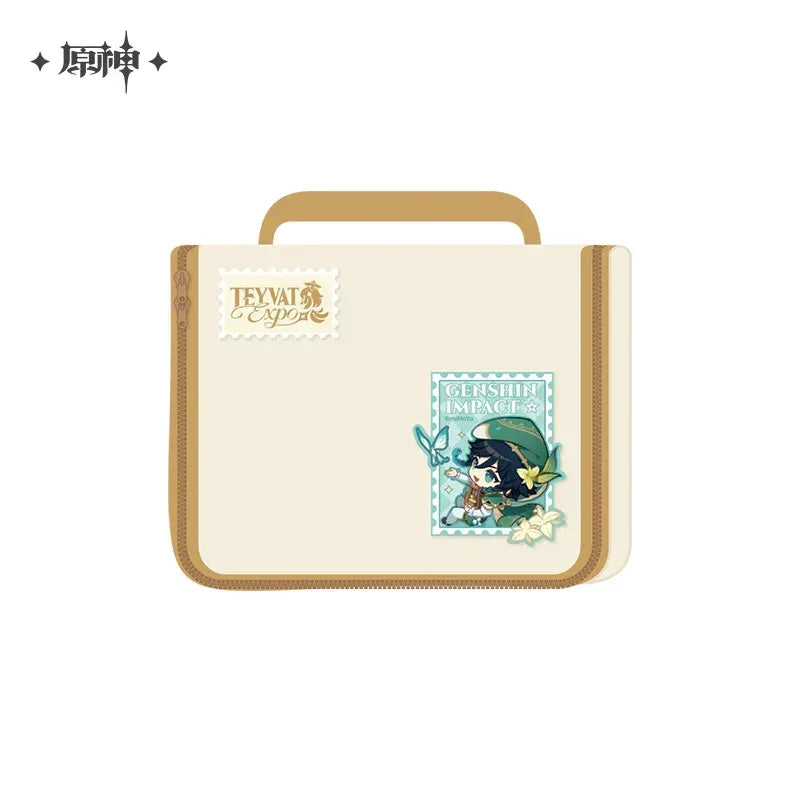 Genshin Impact Teyvat Theme Series Toiletry Bag Velcro Luggage Tag Toiletry Bag - Venti ACG Go Anime www.acg-go.com Furina, Genshin Impact, Household, Mavuika, Nahida, Raiden Shogun, Venti, Zhongli