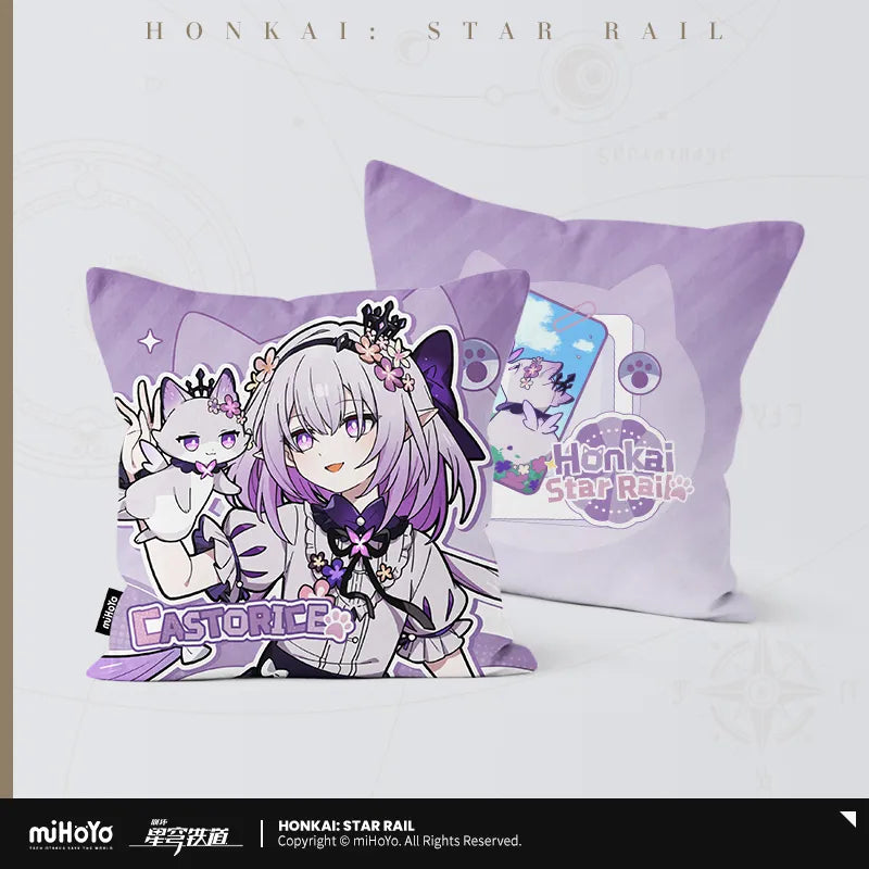 Honkai: Star Rail Little Cat Series Square Pillow