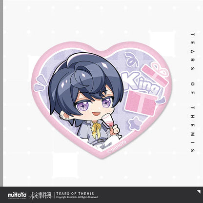 Tears of Themis Heartfelt Invitation Series Chibi Shaped Badge