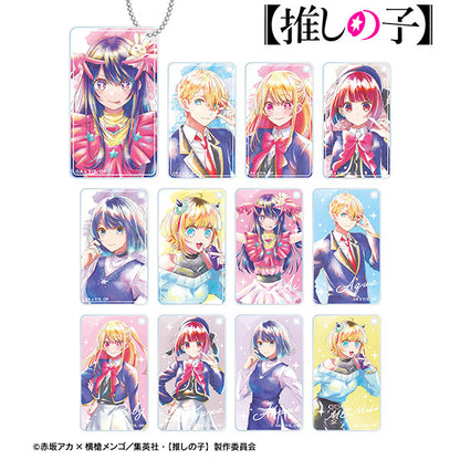 Oshi no Ko Ani-Art aqua Lable Square Acrylic Keychain