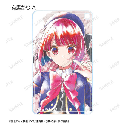 Oshi no Ko Ani-Art aqua Lable Square Acrylic Keychain