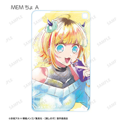 Oshi no Ko Ani-Art aqua Lable Square Acrylic Keychain