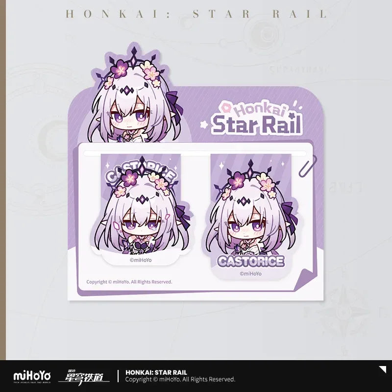 Honkai: Star Rail Pom-Pom Exhibition Series Soft Magnetic Bookmark Set