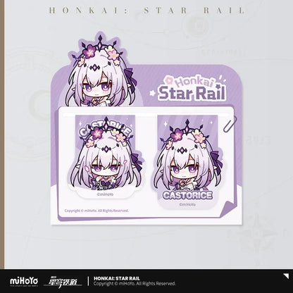 Honkai: Star Rail Pom-Pom Exhibition Series Soft Magnetic Bookmark Set